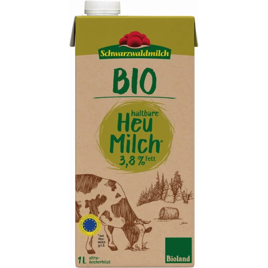 Bio Haltbare Heu Milch 3,8% 1L 3 Bio Haltbare Heu Milch 3,8% 1L
