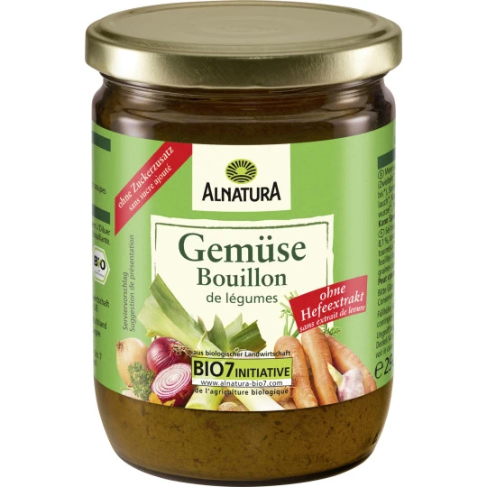 Bio Gemüse Bouillon Ohne Hefe-Extrakt 290G 3 Bio Gemüse Bouillon Ohne Hefe-Extrakt 290G