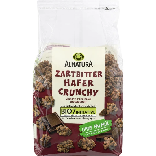 Bio Zartbitter Hafer Crunchy 375G 3 Bio Zartbitter Hafer Crunchy 375G