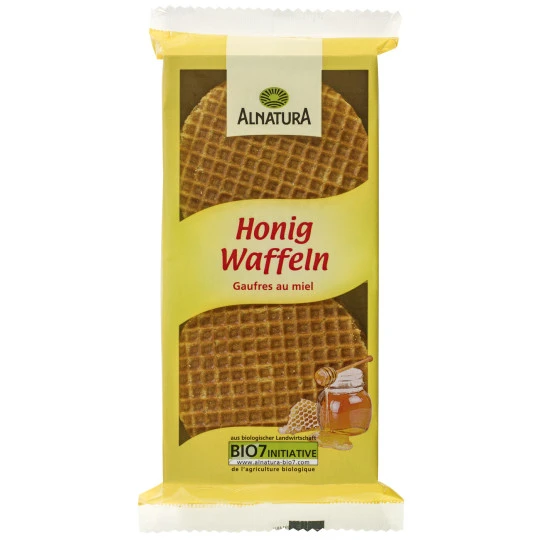 Bio Honig Waffeln 175G 3 Bio Honig Waffeln 175G