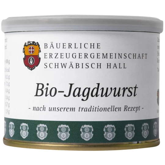 Erzeugergemeinschaft Schwäbisch Hall Bio-Jagdwurst 200G 3 Erzeugergemeinschaft Schwäbisch Hall Bio-Jagdwurst 200G