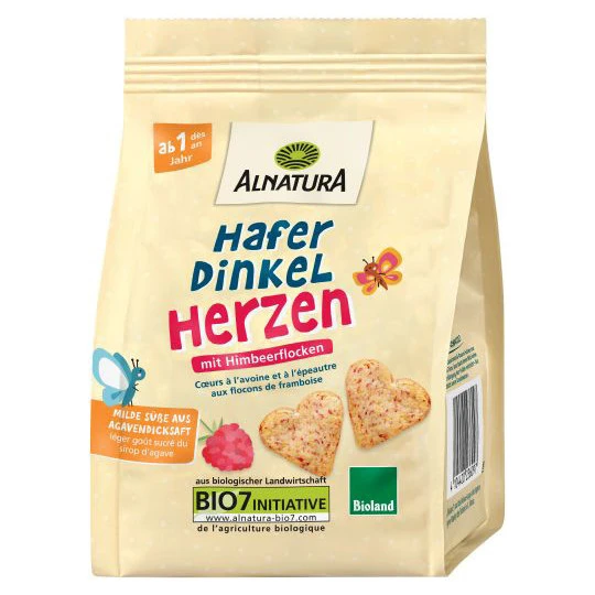 Bio Hafer Dinkel Herzen 125G 3 Bio Hafer Dinkel Herzen 125G