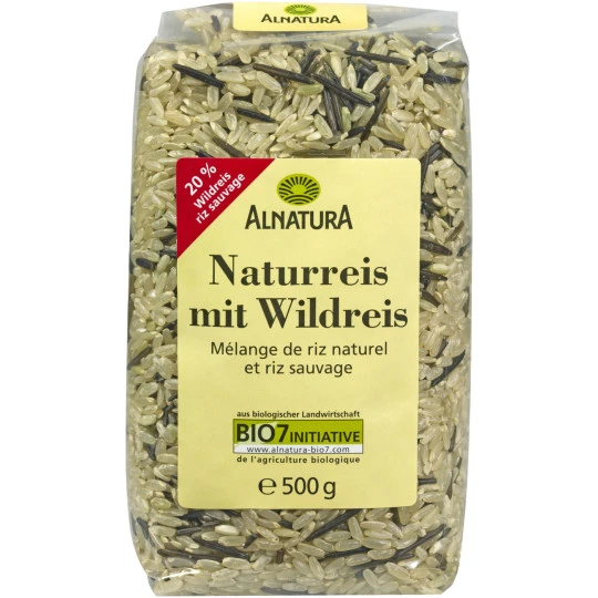 Bio Naturreis Mit Wildreis 500G 3 Bio Naturreis Mit Wildreis 500G
