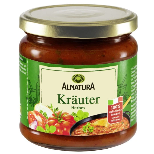 Bio Tomatensauce Kräuter 350ML 3 Bio Tomatensauce Kräuter 350ML