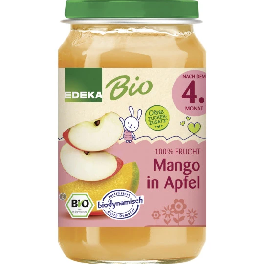 Bio Mango In Apfel Nach Dem 4.Monat 190G 3 Bio Mango In Apfel Nach Dem 4.Monat 190G