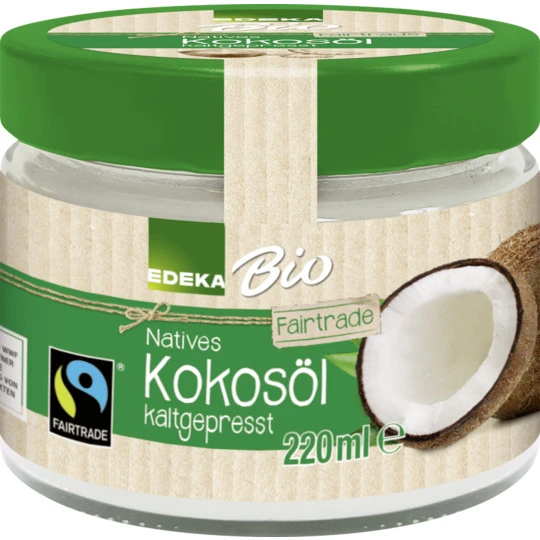 Bio Natives Kokosöl Kaltgepresst Fairtrade 220ML 3 Bio Natives Kokosöl Kaltgepresst Fairtrade 220ML