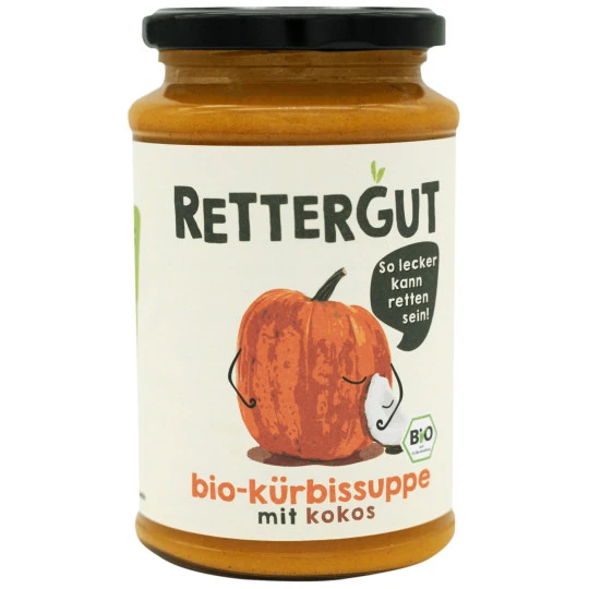 Bio Kürbissuppe Mit Kokos 375ML 3 Bio Kürbissuppe Mit Kokos 375ML