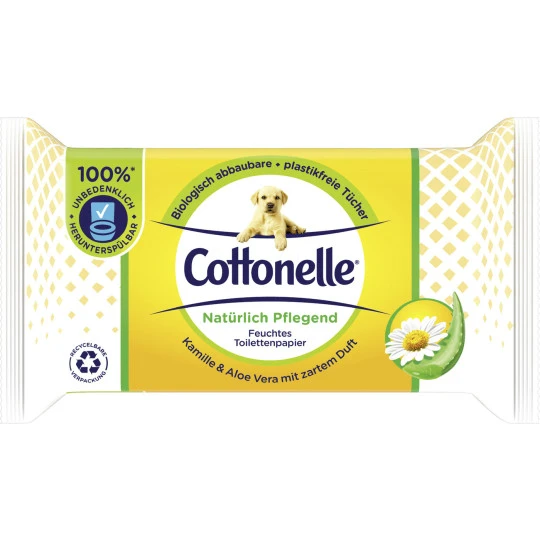 Feuchtes Toilettenpapier Natürlich Pflegend Kamille & Aloe Vera 42ST 3 Feuchtes Toilettenpapier Natürlich Pflegend Kamille & Aloe Vera 42ST