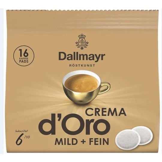 Crema D´Oro Mild & Fein Kaffeepads 16ST 112G 3 Crema D´Oro Mild & Fein Kaffeepads 16ST 112G