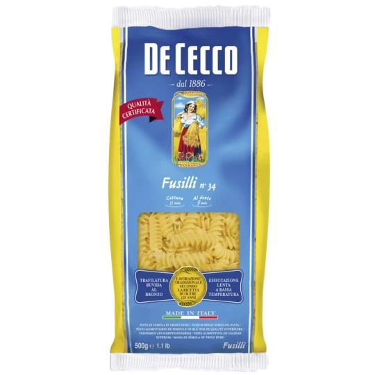 Cecco Fusilli No 34 500G 3 Cecco Fusilli No 34 500G