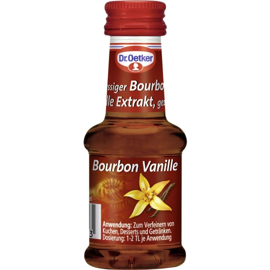 Dr. Oetker Flüssiger Bourbon-Vanille-Extrakt Gezuckert 35ML 3 Dr. Oetker Flüssiger Bourbon-Vanille-Extrakt Gezuckert 35ML