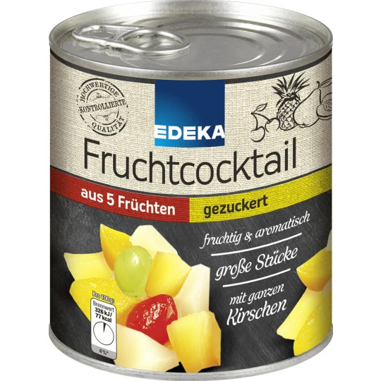 5-Fruchtcocktail Gezuckert 820G 3 5-Fruchtcocktail Gezuckert 820G