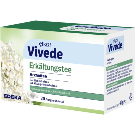 VIVEDE Erkältungstee 20ST 40G 3 VIVEDE Erkältungstee 20ST 40G