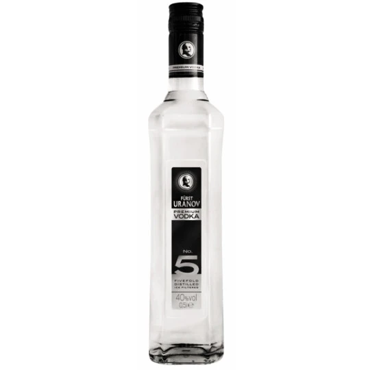 Uranov Premium Vodka No.5 0,5L 3 Uranov Premium Vodka No.5 0,5L