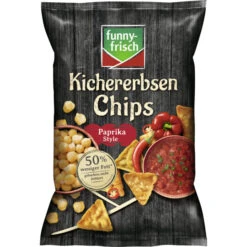 Kichererbsenchips Paprika Style 80G
