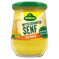 Senf Mittelscharf Im Glas 250 Ml