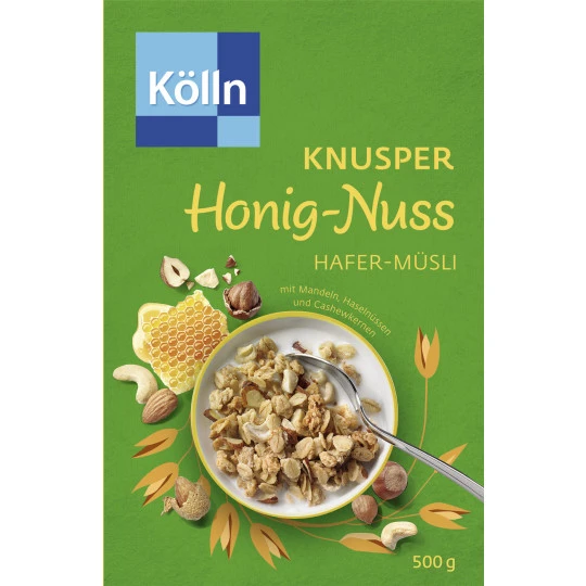 Müsli Knusper Honig-Nuss 500G 3 Müsli Knusper Honig-Nuss 500G