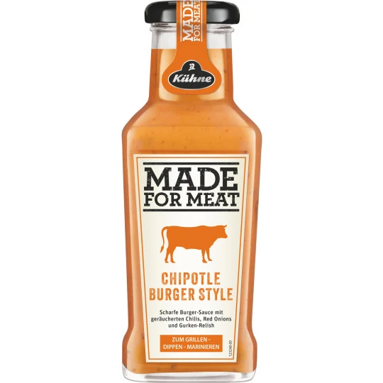 Made For Meat Chipotle Burger Style 235ML 3 Made For Meat Chipotle Burger Style 235ML