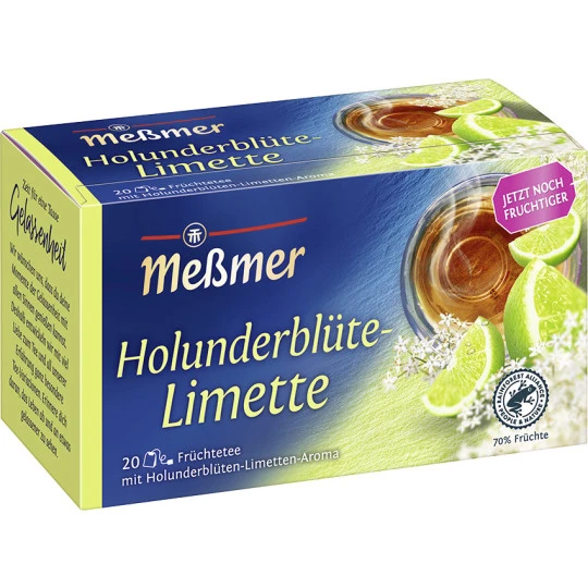 Holunderblüte-Limette Tee 20ST 50G 3 Holunderblüte-Limette Tee 20ST 50G