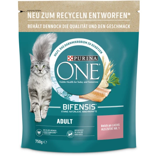 Purina One Bifensis Adult Reich An Lachs 750G 3 Purina One Bifensis Adult Reich An Lachs 750G
