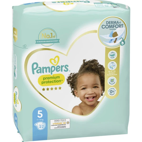Pampers® Premium Protection 5 11-16KG 22ST 3 Pampers® Premium Protection 5 11-16KG 22ST