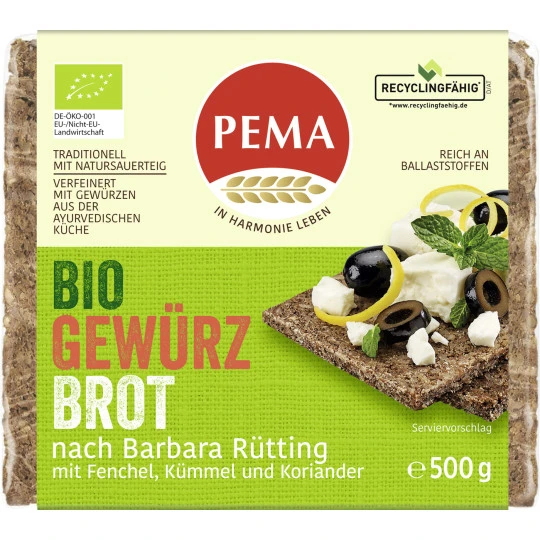 Bio Gewürz Brot Nach Barbara Rütting 500G 3 Bio Gewürz Brot Nach Barbara Rütting 500G