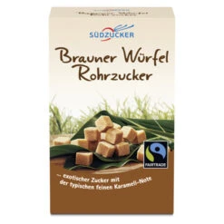 Brauner Würfel-Rohrzucker Fairtrade 500G