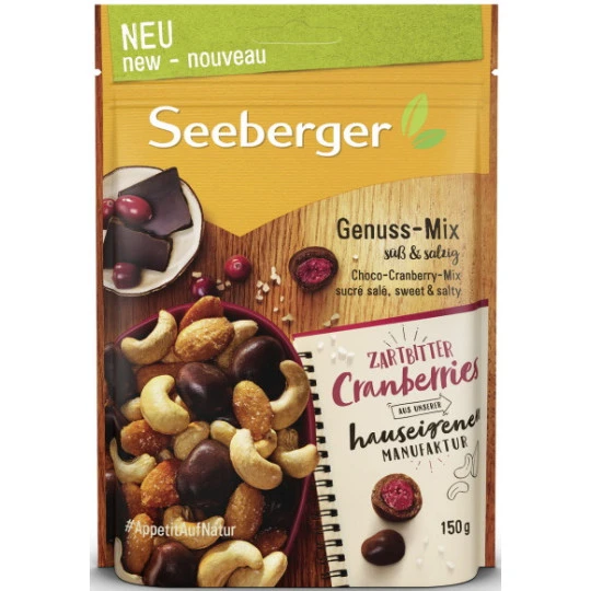 Seeberger Genuss-Mix Süß & Salzig 150G 3 Seeberger Genuss-Mix Süß & Salzig 150G