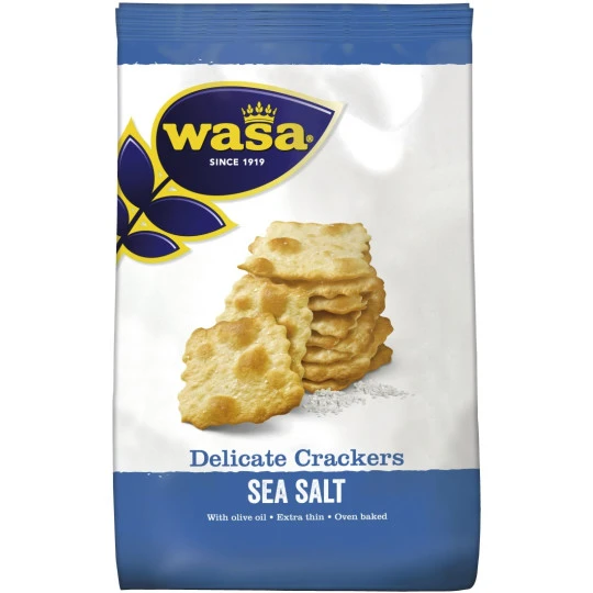 Delicate Crackers Sea Salt 180G 3 Delicate Crackers Sea Salt 180G