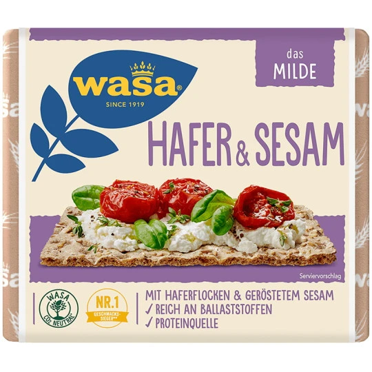 Knäckebrot Hafer & Sesam 230G 3 Knäckebrot Hafer & Sesam 230G
