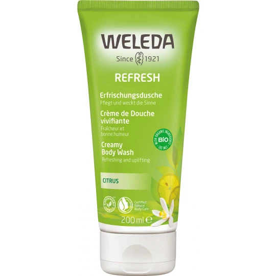 Weleda Refresh Citrus Erfrischungsdusche 200ML 3 Weleda Refresh Citrus Erfrischungsdusche 200ML